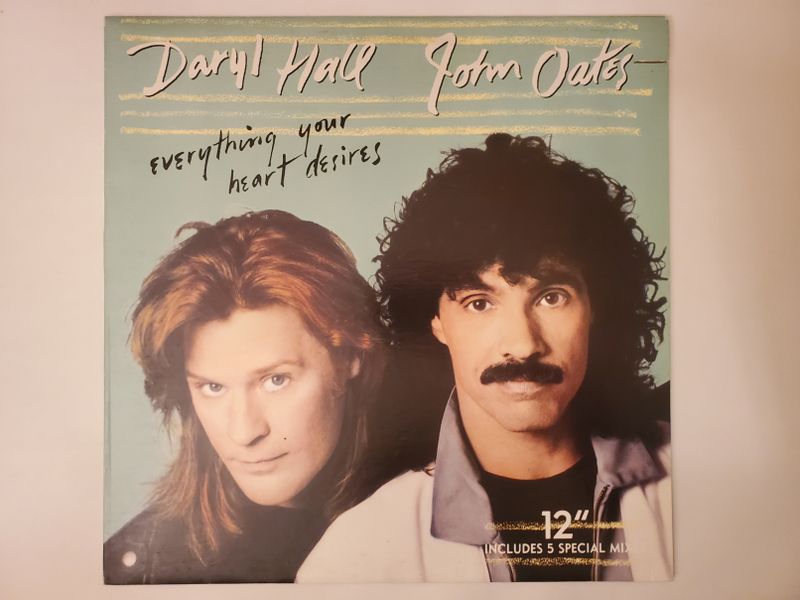 Daryl Hall & John Oates Everything Your Heart Desires vinyl record